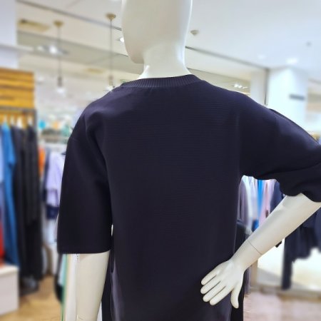 퍼프소매니트미디원피스2color