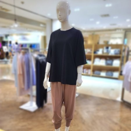 면혼방라운드반팔티하렘팬츠