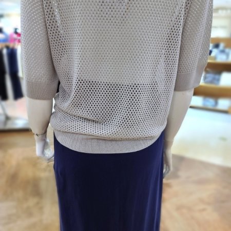 메쉬라운드넥풀오버2color