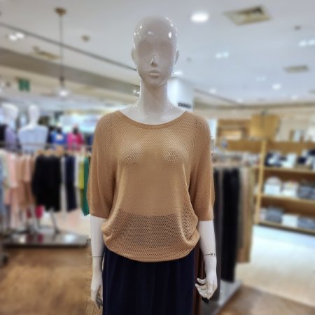 메쉬라운드넥풀오버2color