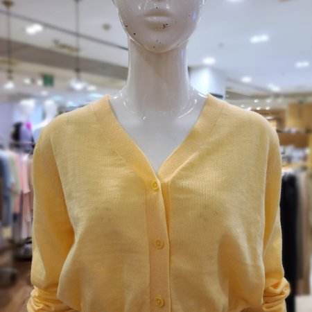 에코크롭Y넥가디건3color