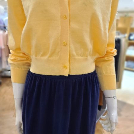 에코크롭Y넥가디건3color