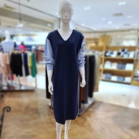 2WAY컬러블록롱원피스2color