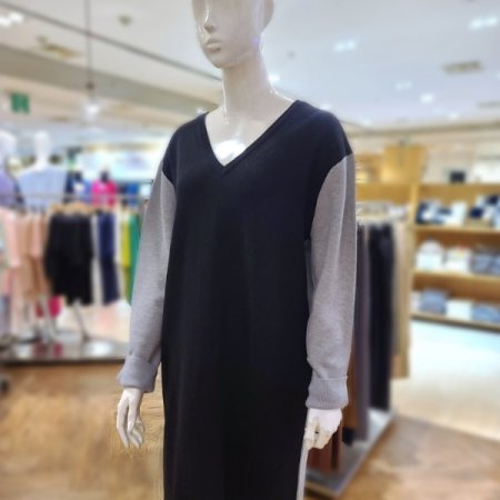 2WAY컬러블록롱원피스2color