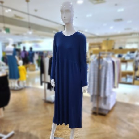 모달립조직롱슬리브원피스4color