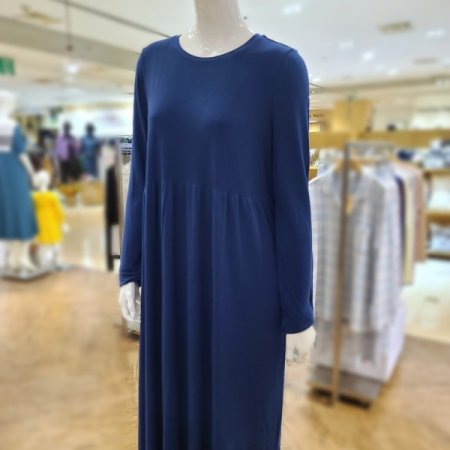 모달립조직롱슬리브원피스4color