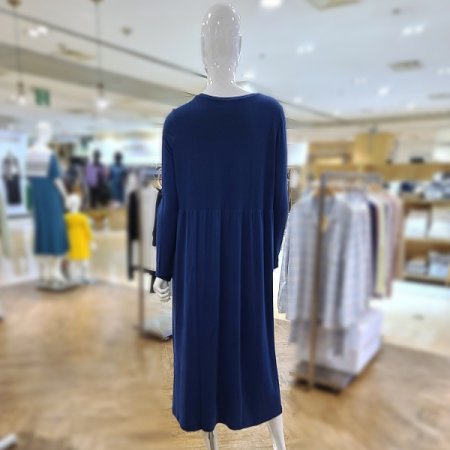 모달립조직롱슬리브원피스4color