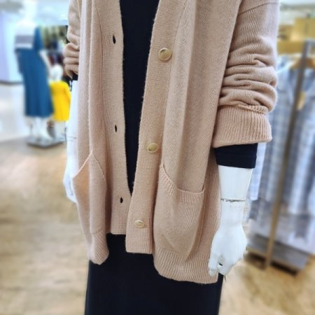 울캐시미어버튼루즈핏가디건2color