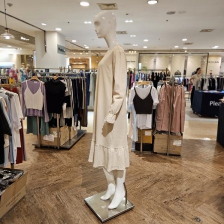 코든퍼프소매루즈핏원피스2color