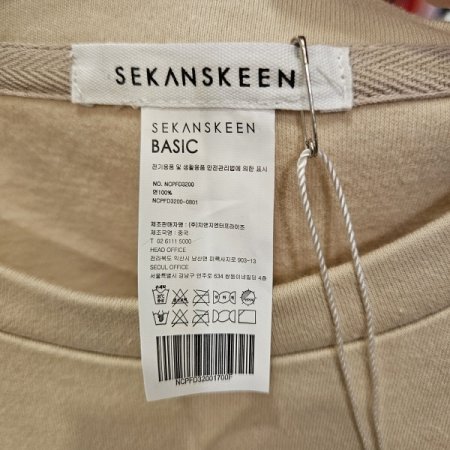 코든퍼프소매루즈핏원피스2color