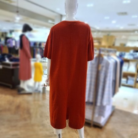 울100V넥오버핏원피스3color