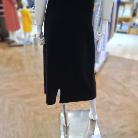 울혼방퍼프소매원피스2color