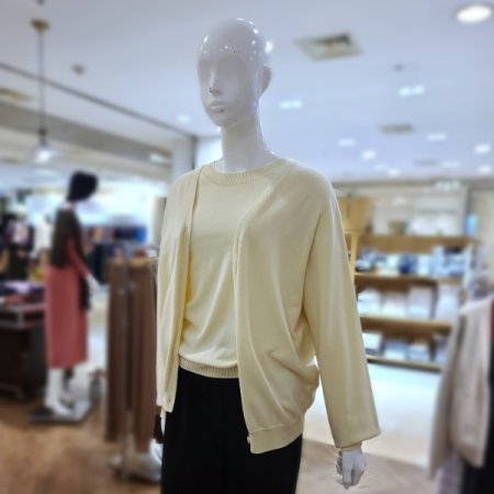 실크베이직버튼가디건