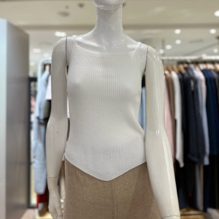 민소매 언발 티셔츠