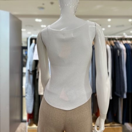 민소매 언발 티셔츠