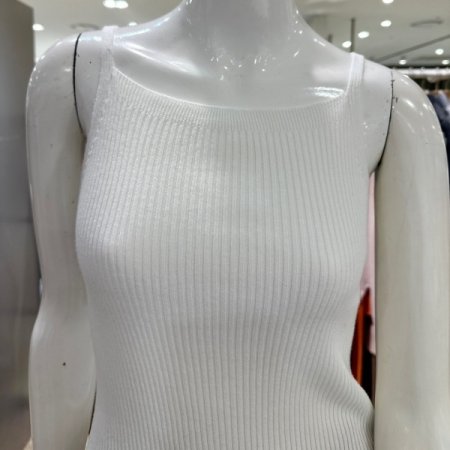 민소매 언발 티셔츠