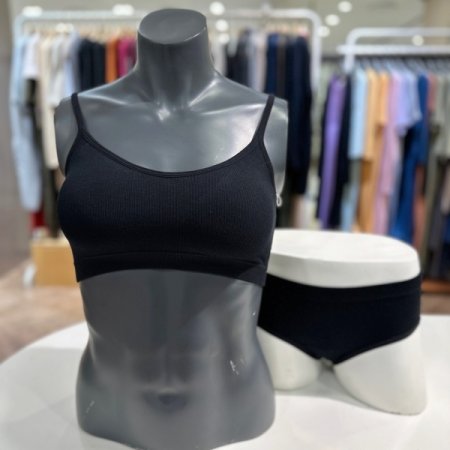 박하모달 골지 삼각팬티