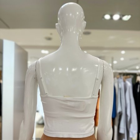 모달 내장패드 민소매 탑