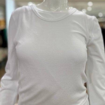 레이어드 라운드 티셔츠