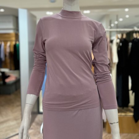 모달 모크넥 긴팔탑