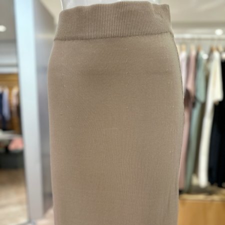 셋업 코튼 H라인 케이블 스커트