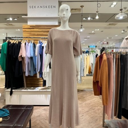 에어니트 플레어 원피스