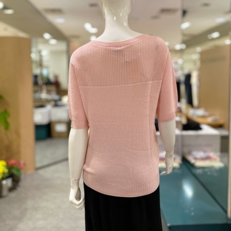 조직변형라운드반팔티셔츠