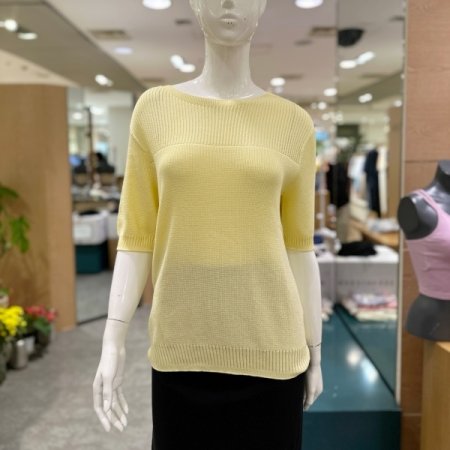 조직변형라운드반팔티셔츠