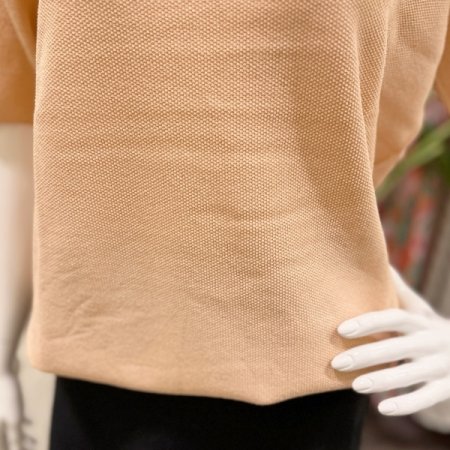 에어니트 V넥 반팔티셔츠