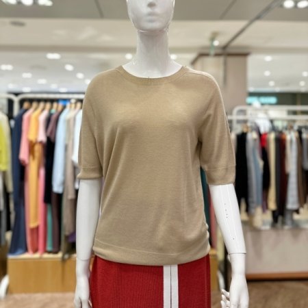 베이직 반팔 풀오버