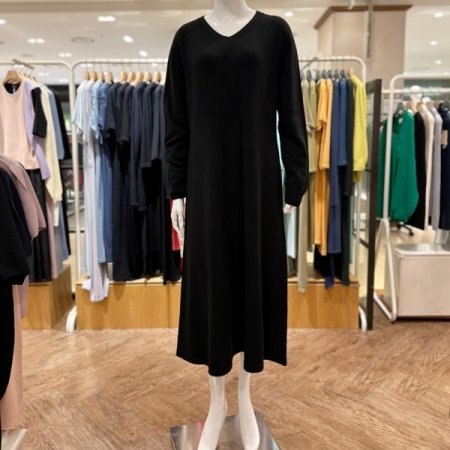 캐시미어 플레어 원피스