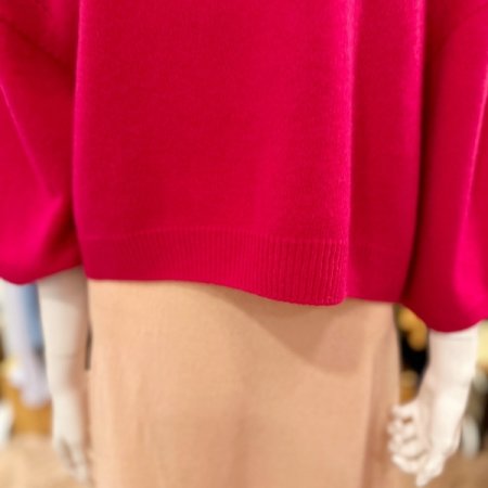 볼륨 크롭 니트