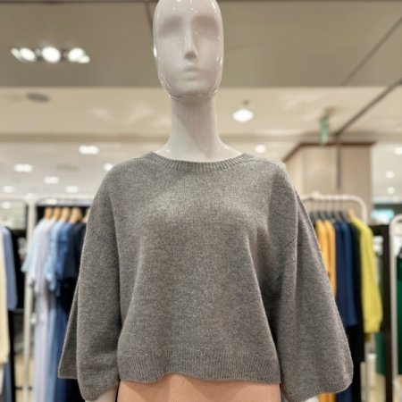 볼륨 크롭 니트