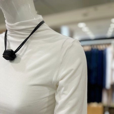 모달5부소매 모크넥 반팔탑