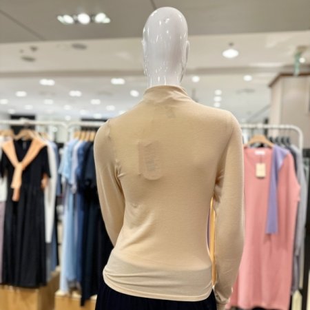 발열 터틀넥 니트 탑