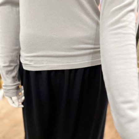 발열 라운드넥 긴팔 탑