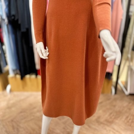 골지 벌룬 원피스