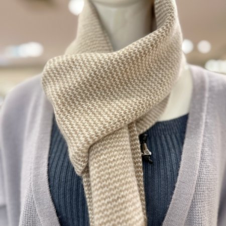 캐시미어 보더 머플러