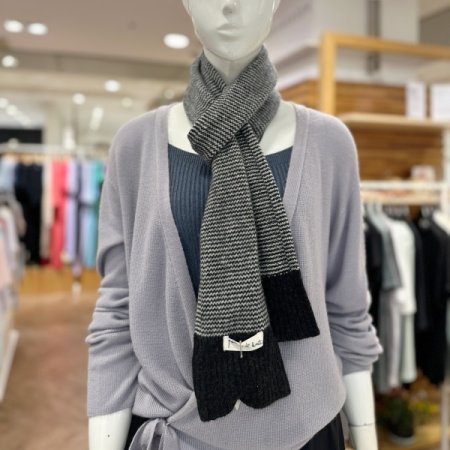 캐시미어 보더 머플러