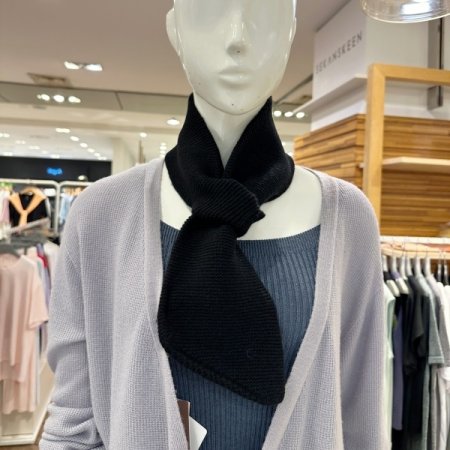 울 캐시미어 고리 머플러