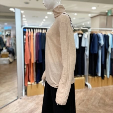 소매 립 베이직 풀오버 니트