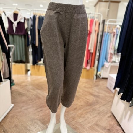 밍크 혼방 니트 팬츠