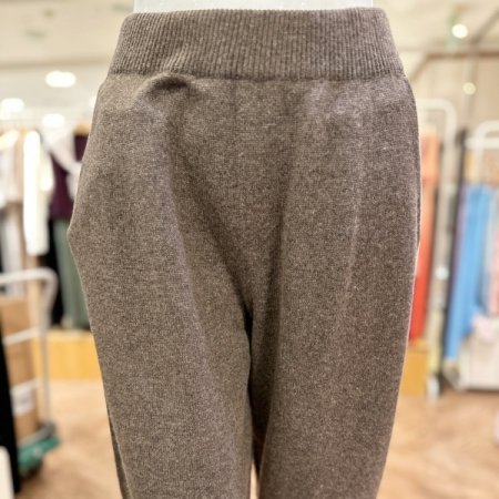 밍크 혼방 니트 팬츠