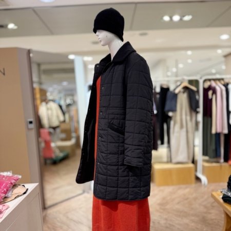 스퀘어 퀼팅 패딩 점퍼