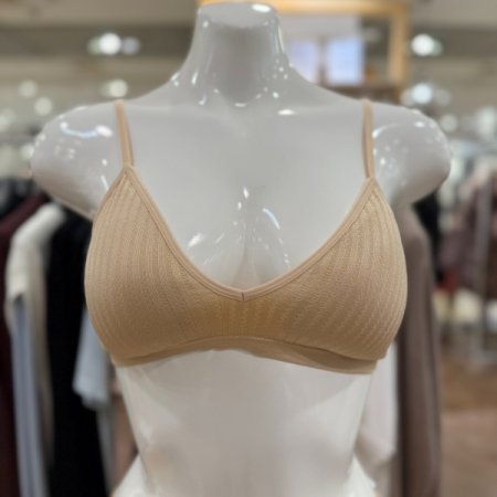 심리스 세틴 리브조직 후크 브라렛