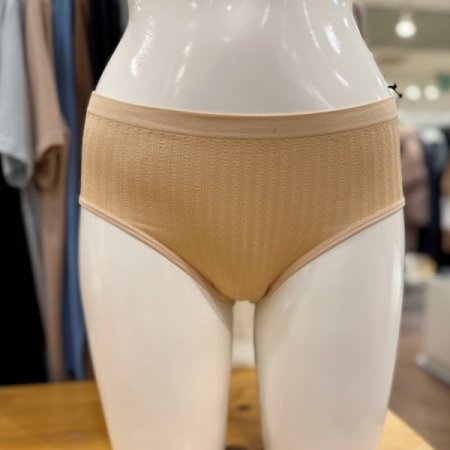 심리스 세틴 리브조직 브리프 팬티