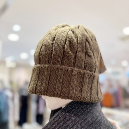 케이블 니트 비니