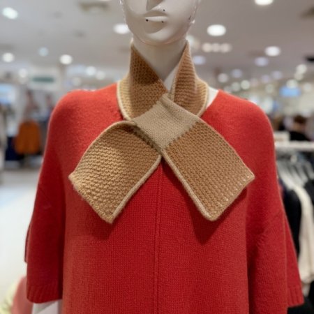 니트 자카드 머플러