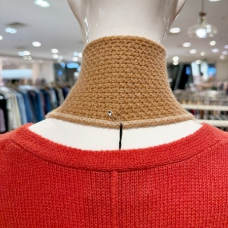 니트 자카드 머플러