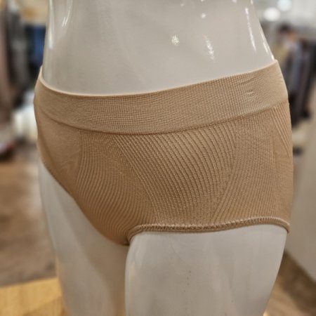 여성 심리스 웨이브 패턴 브리프 팬티